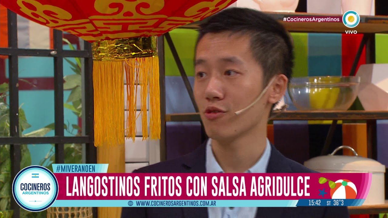 Receta de Langostinos fritos con salsa agridulce