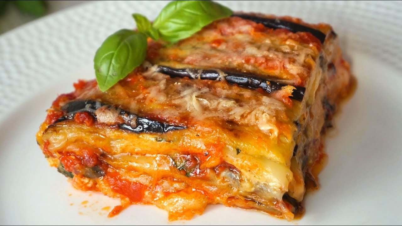 Receta de Lasaña napolitana de berenjenas