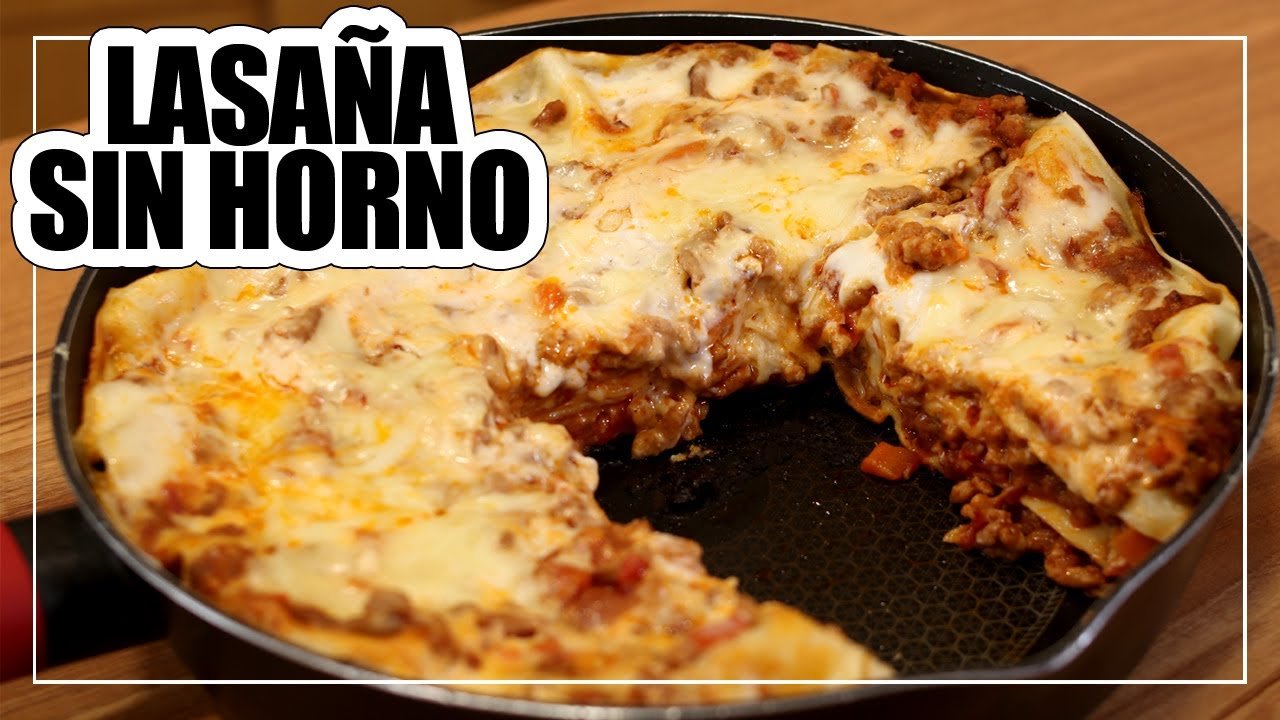 Receta de Lasaña sin horno