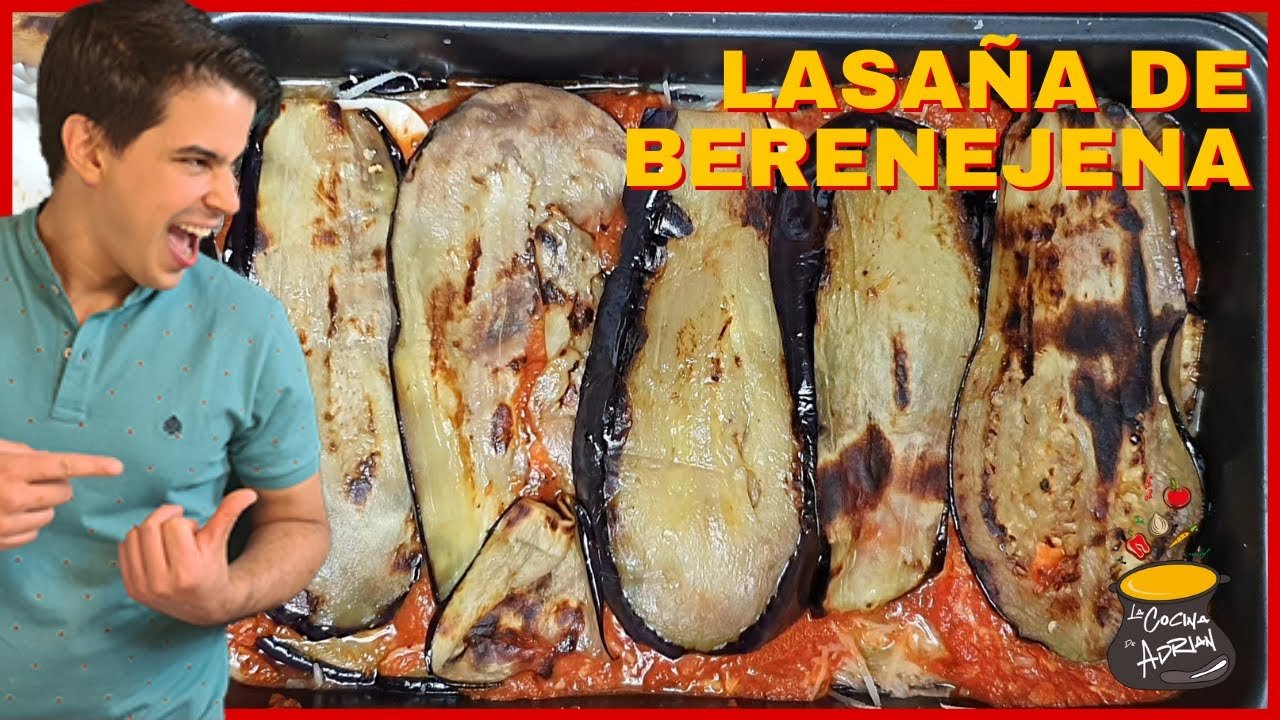 Receta de Lasaña vegana de berenjena