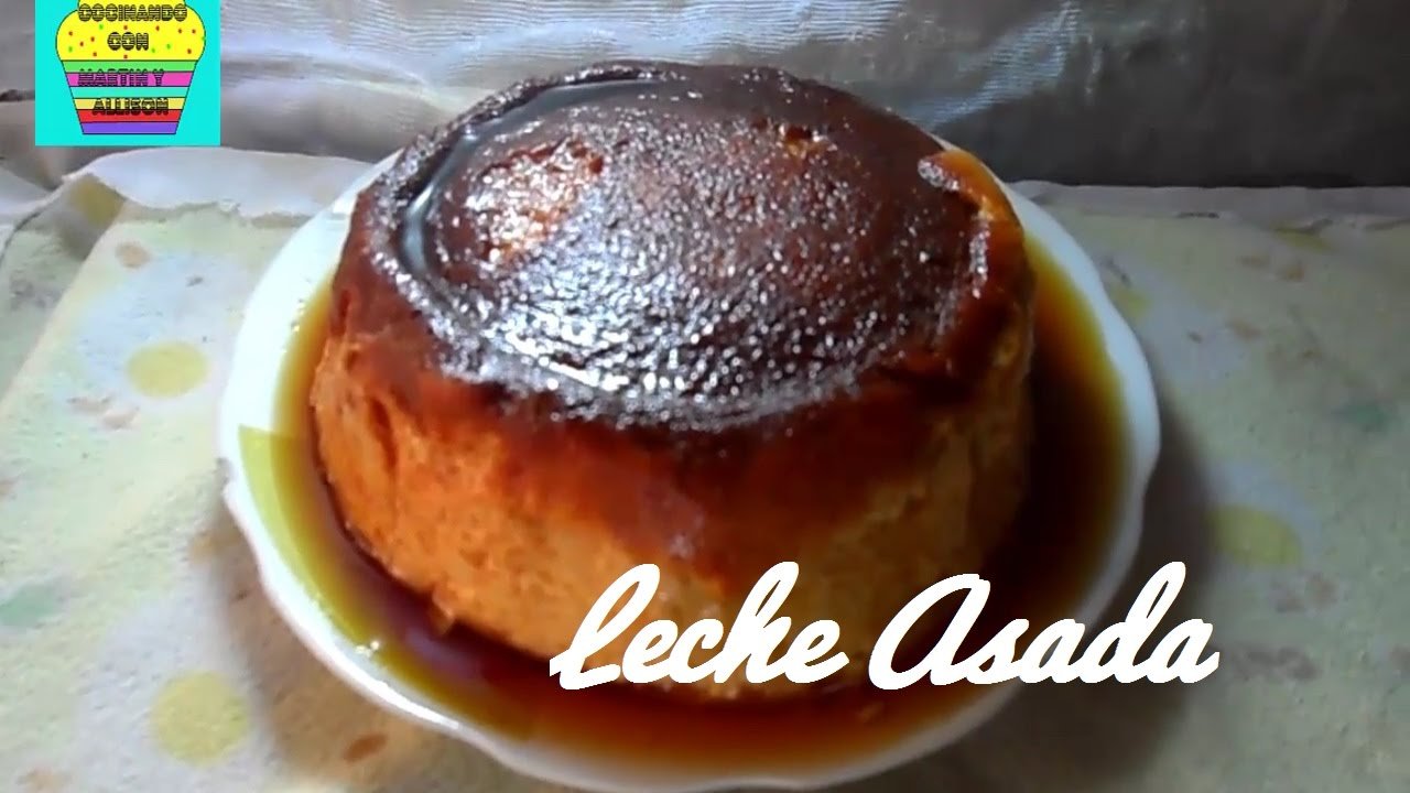 Receta de Leche asada en microondas