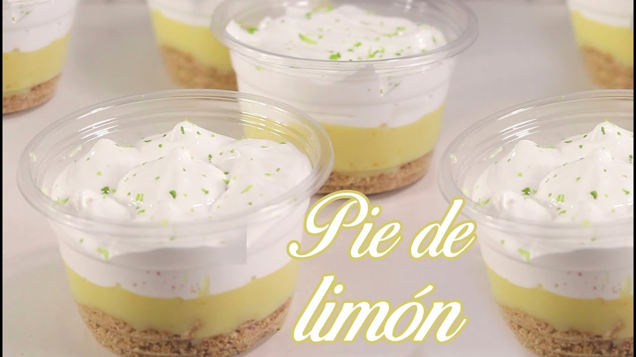 Receta de Lemon pie en vaso