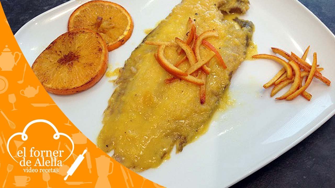 Receta de Lenguado a la naranja