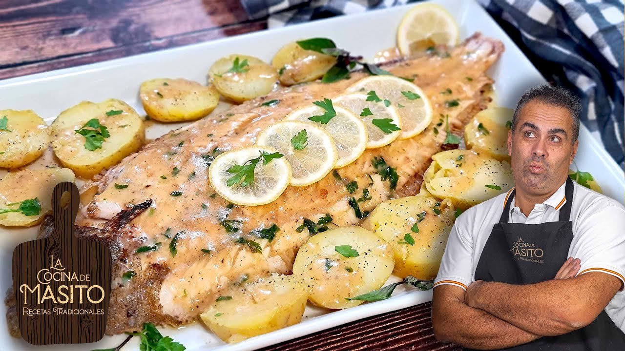 Receta de Lenguado lékué a la meniere