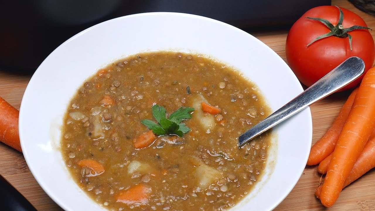 Receta de Lentejas con verduras con Mycook Touch