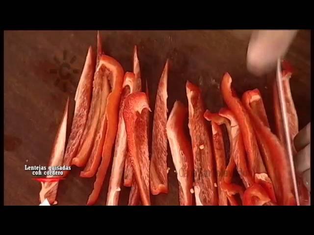 Receta de Lentejas estofadas con cordero