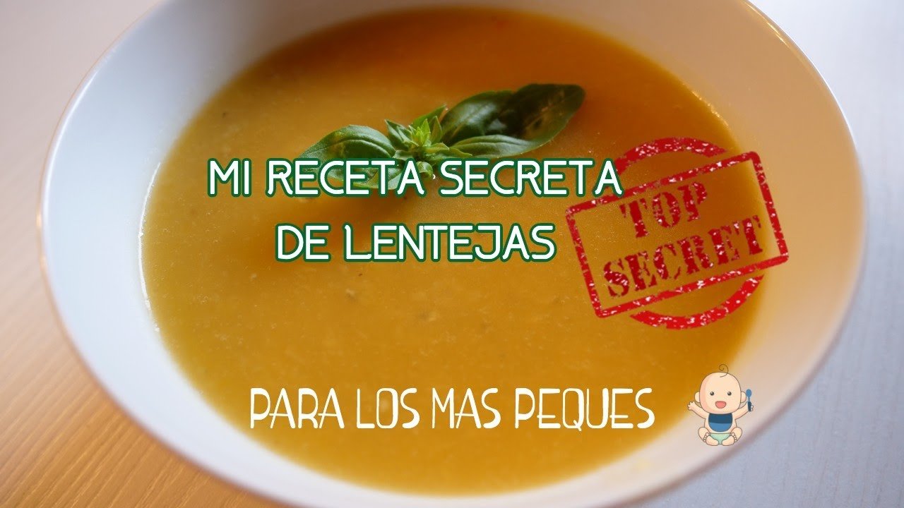 Receta de Lentejas para niños