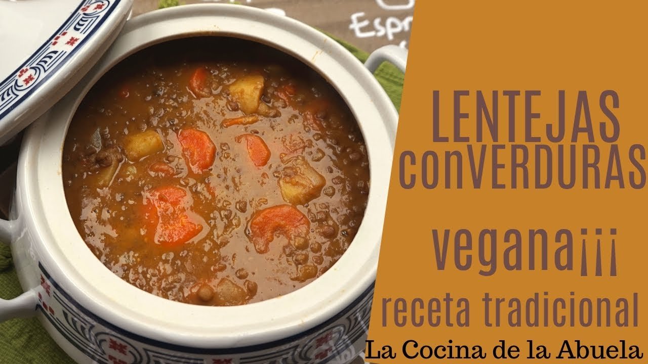 Receta de Lentejas viudas