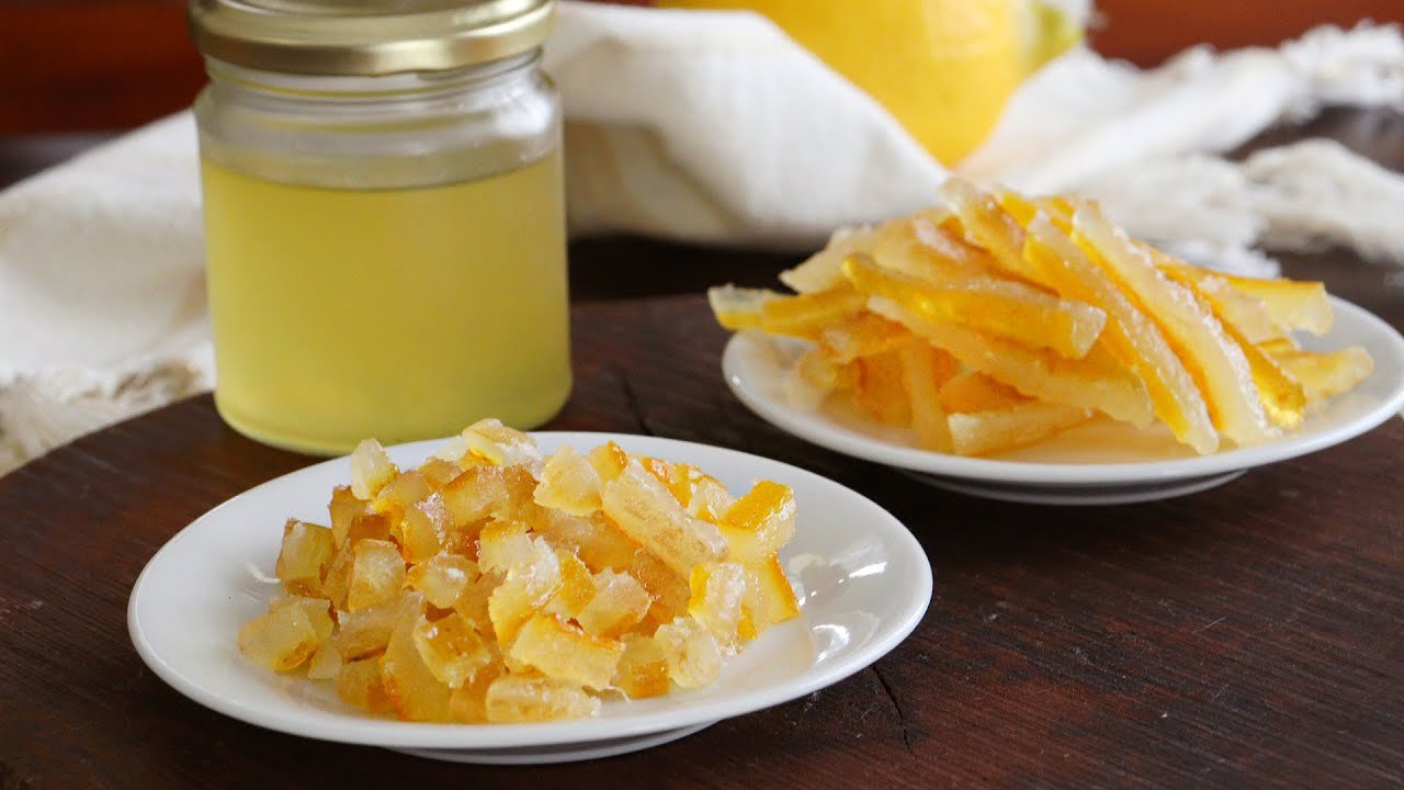 Receta de Limones confitados dulces