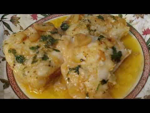 Receta de Lomos de merluza al ajillo