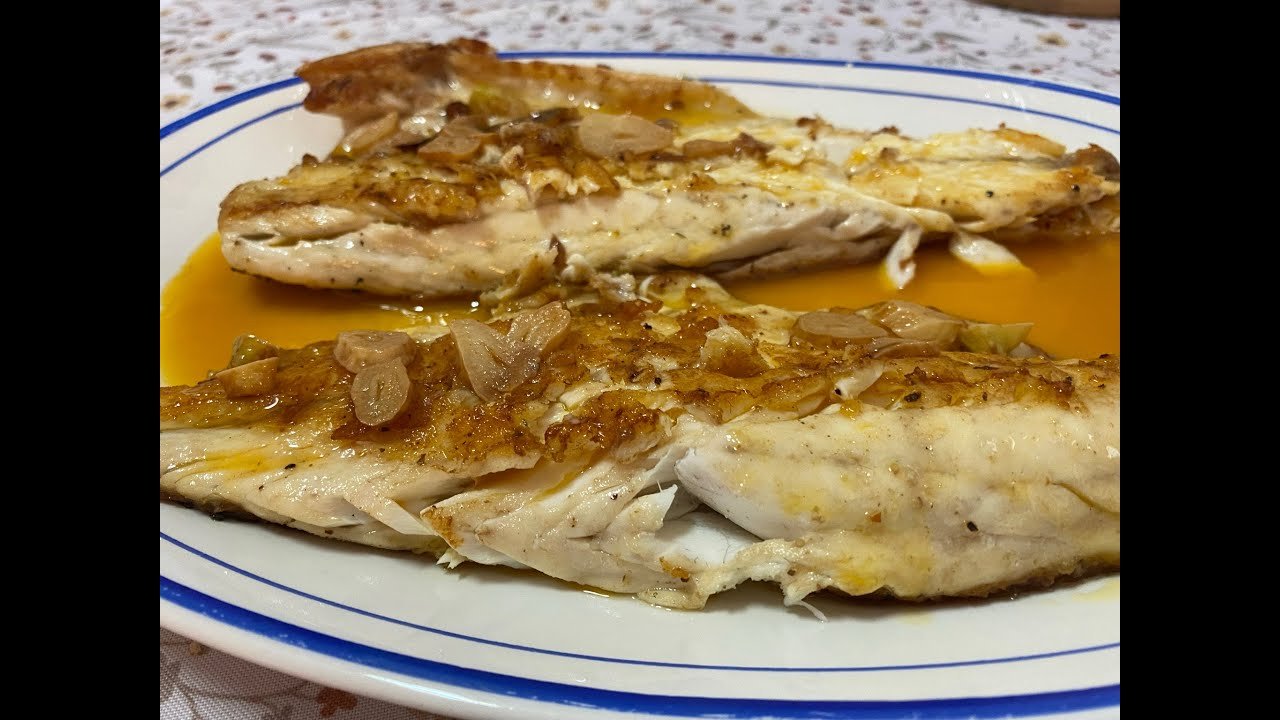 Receta de Lubina a la bilbaína