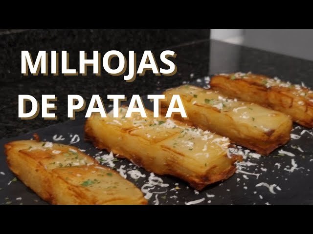 Receta de MILHOJAS DE TRUCHA Y PATATA