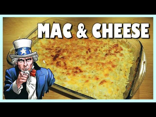 Receta de Macarrones con queso estilo americano