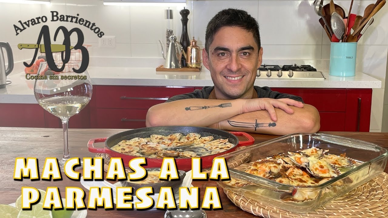 Receta de Machas a la parmesana con crema