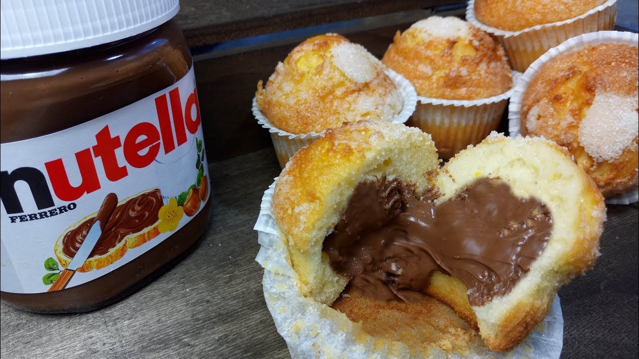 Receta de Magdalenas de Nutella