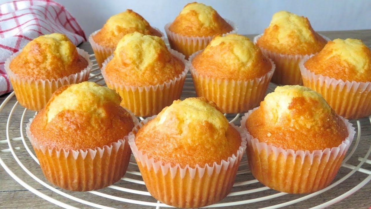Receta de Magdalenas de mantequilla