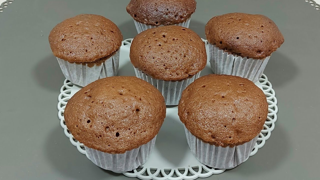 Receta de Magdalenas en el microondas