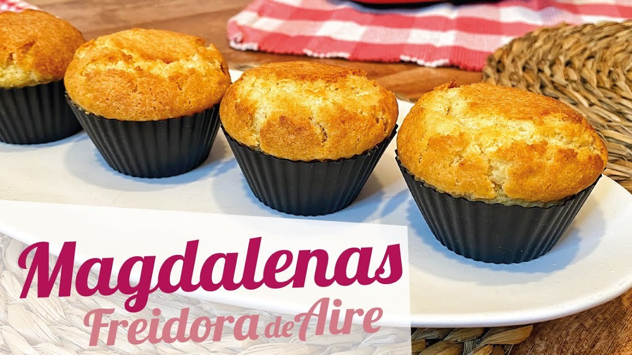 Receta de Magdalenas en freidora de aire