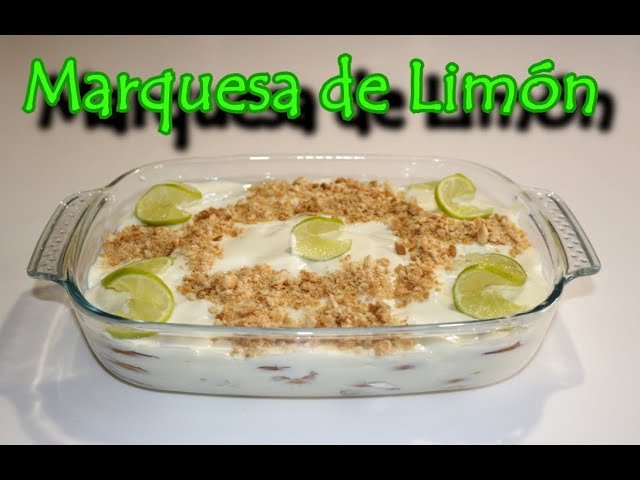 Receta de Marquesa de limón