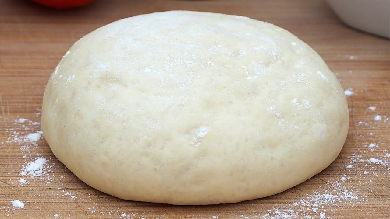 Receta de Masa de pizza esponjosa con levadura seca