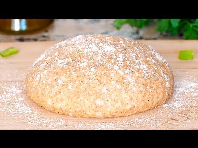Receta de Masa de pizza integral