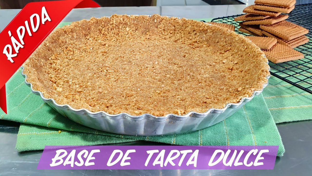 Receta de Masa de tarta con galletas