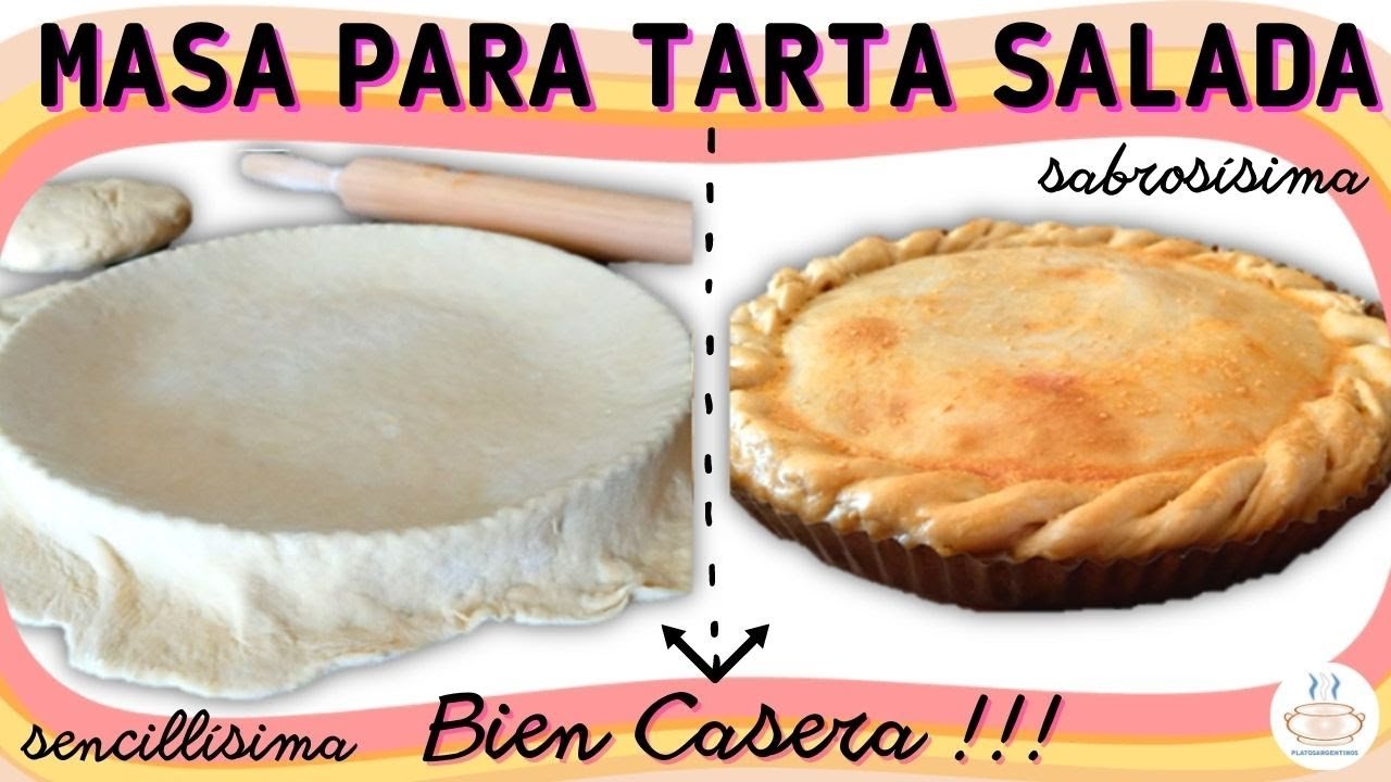Receta de Masa para tarta salada con aceite