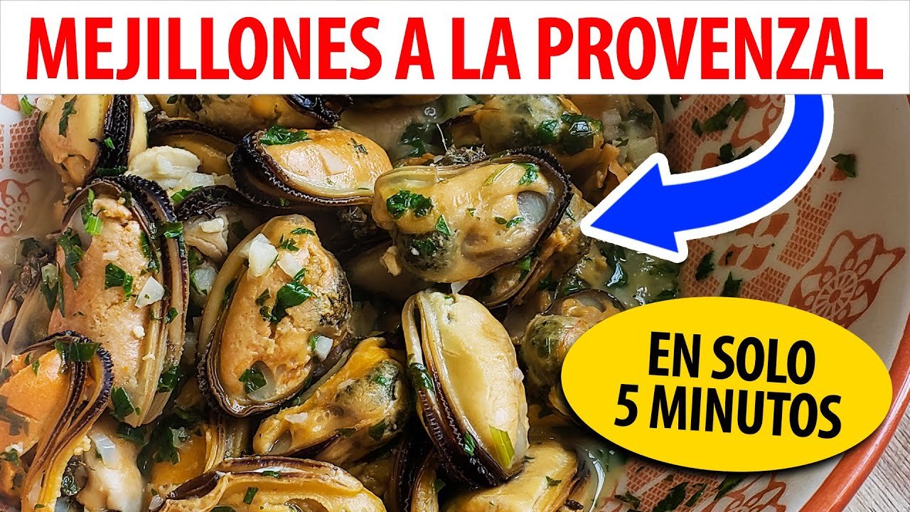 Receta de Mejillones a la provenzal con cáscara
