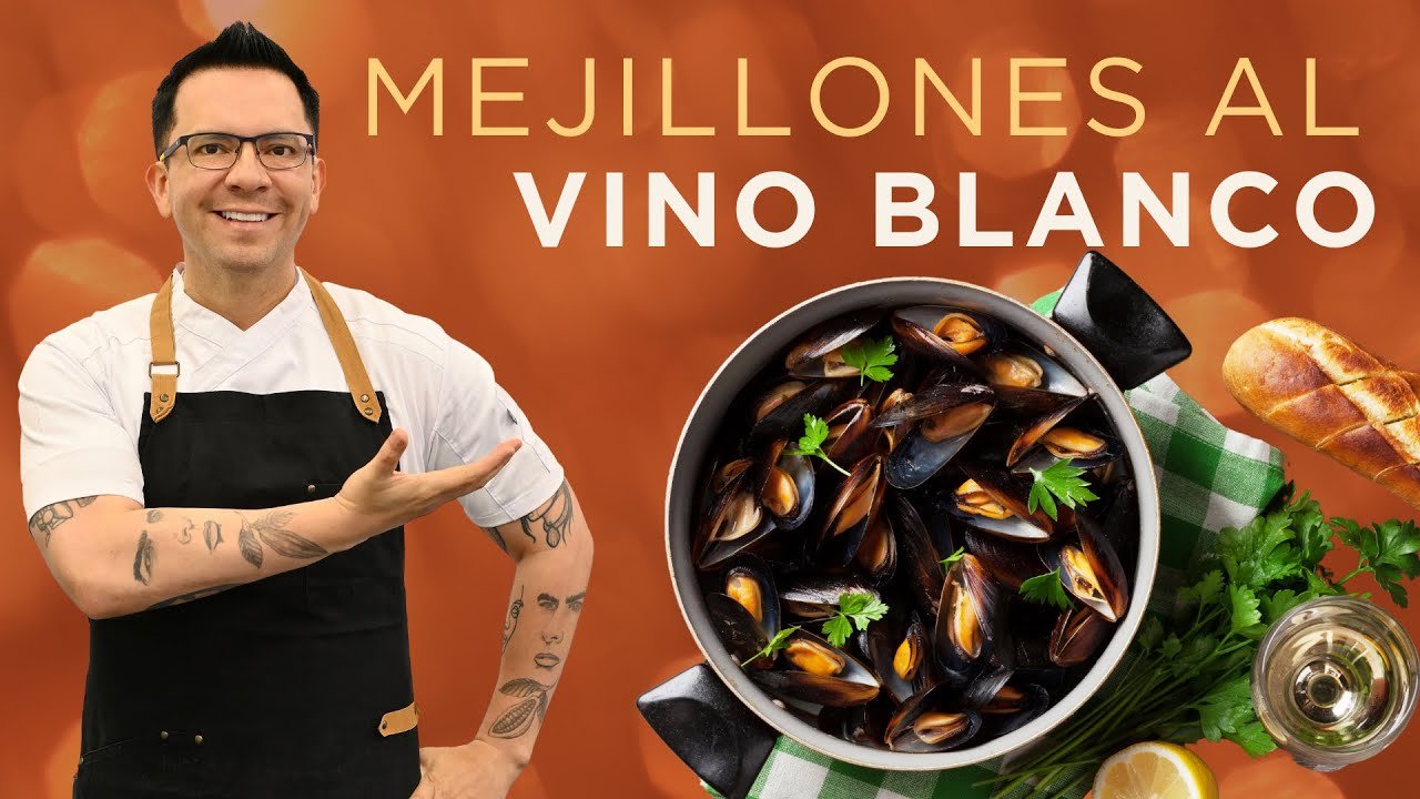 Receta de Mejillones al ajillo y vino blanco