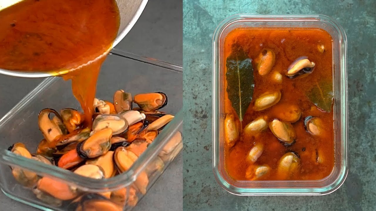 Receta de Mejillones en escabeche caseros