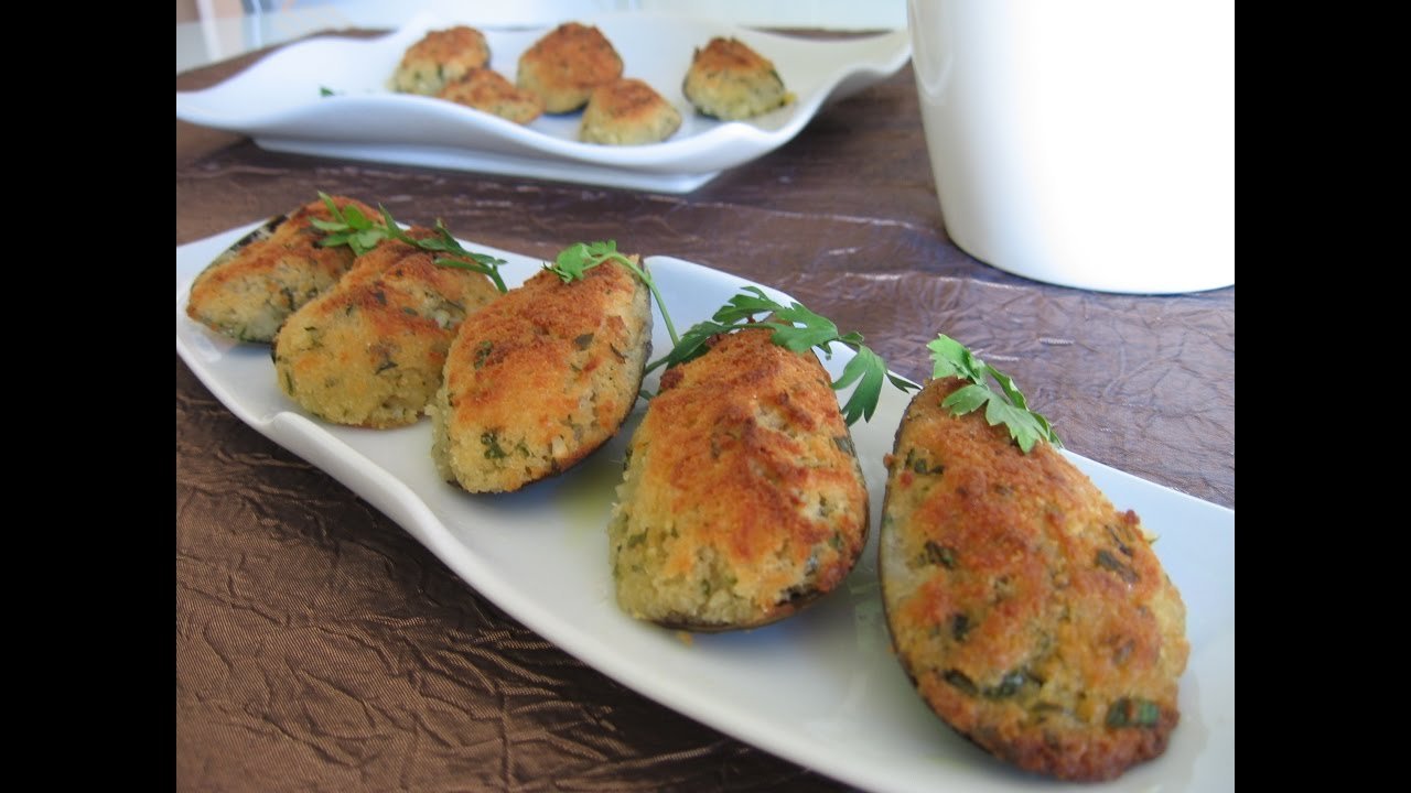 Receta de Mejillones rellenos al horno
