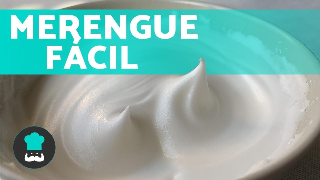 Receta de Merengue casero con batidora