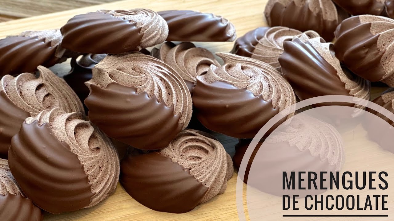 Receta de Merengues de chocolate