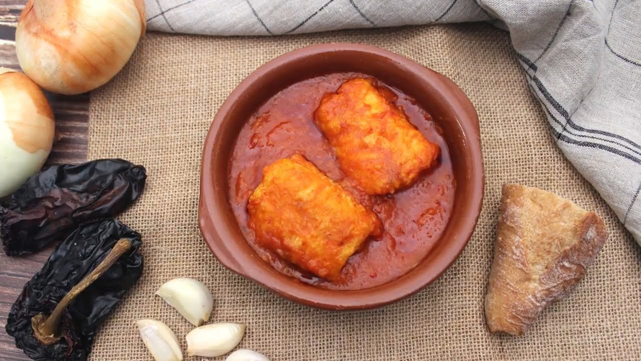 Receta de Merluza a la vizcaína
