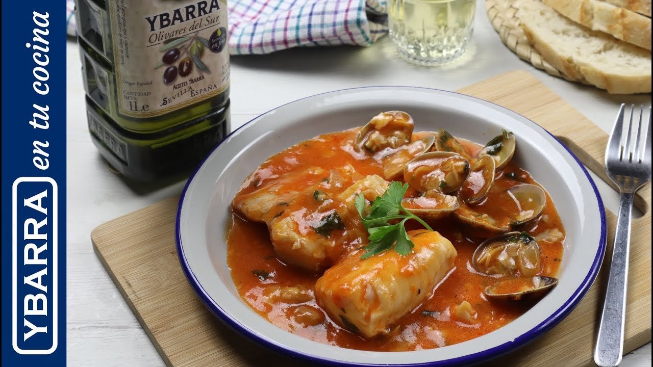 Receta de Merluza en salsa de piquillos