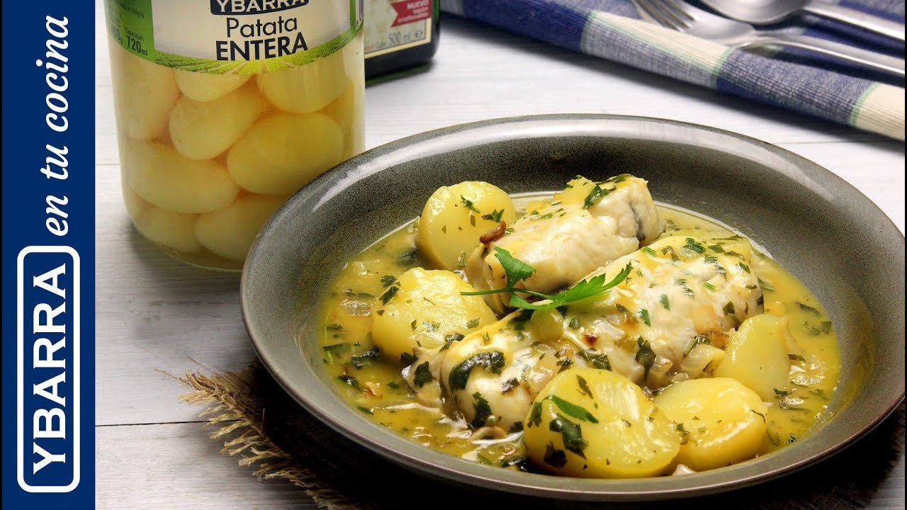 Receta de Merluza en salsa verde con patatas