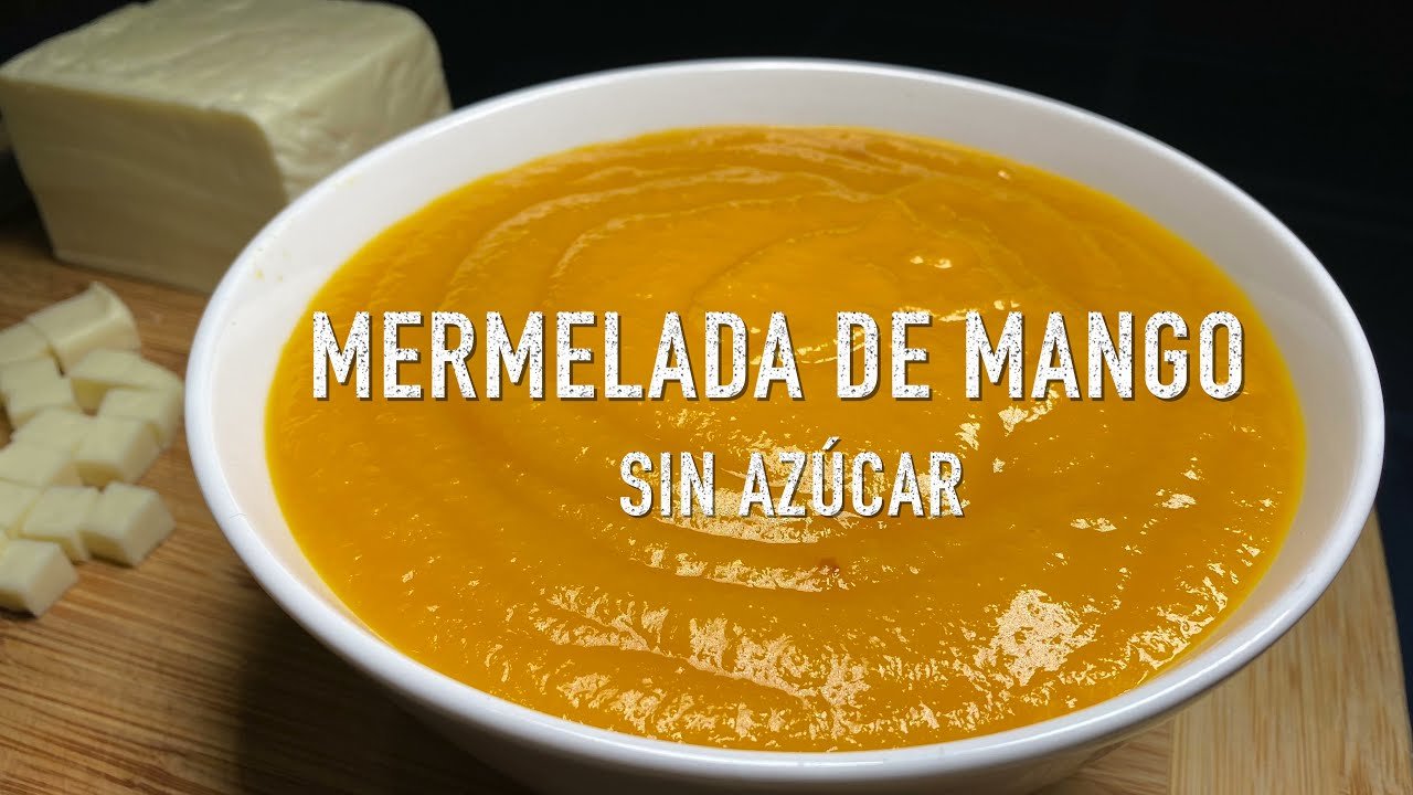 Receta de Mermelada de mango sin azúcar
