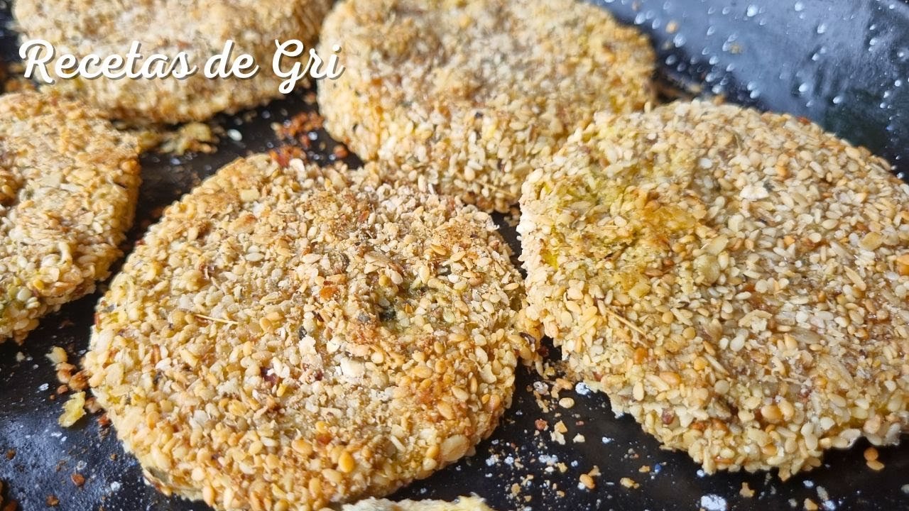 Receta de Milanesas de calabaza veganas