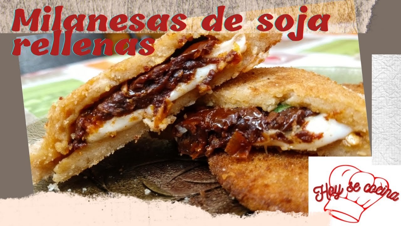 Receta de Milanesas de soja rellenas