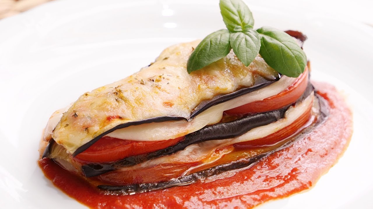 Receta de Milhojas de berenjenas y queso