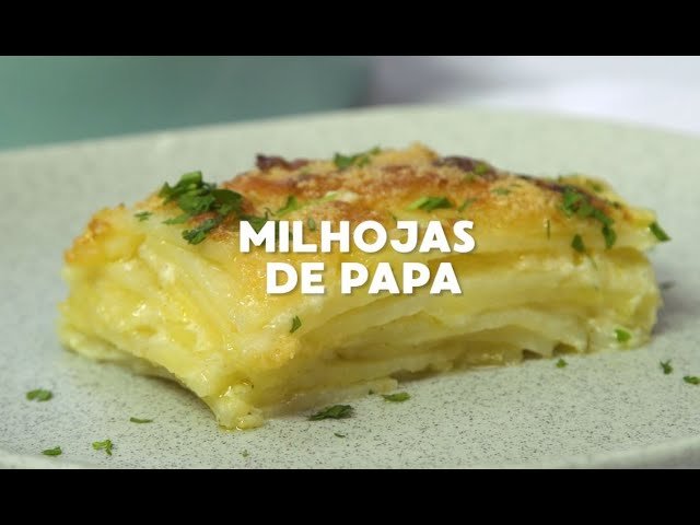 Receta de Milhojas de papas al horno