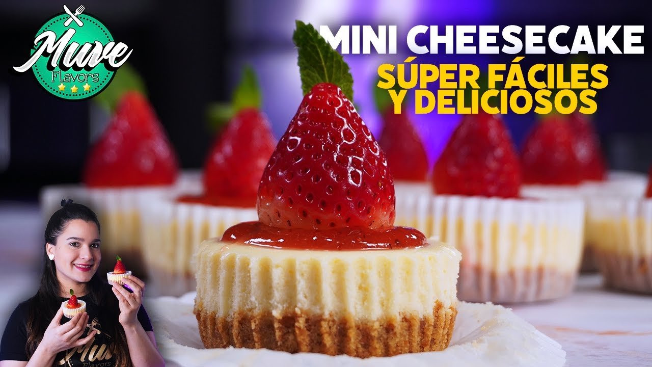 Receta de Mini cheesecake de fresa