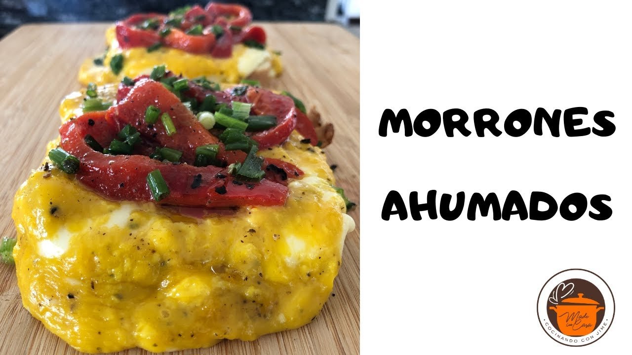 Receta de Morrón ahumado.