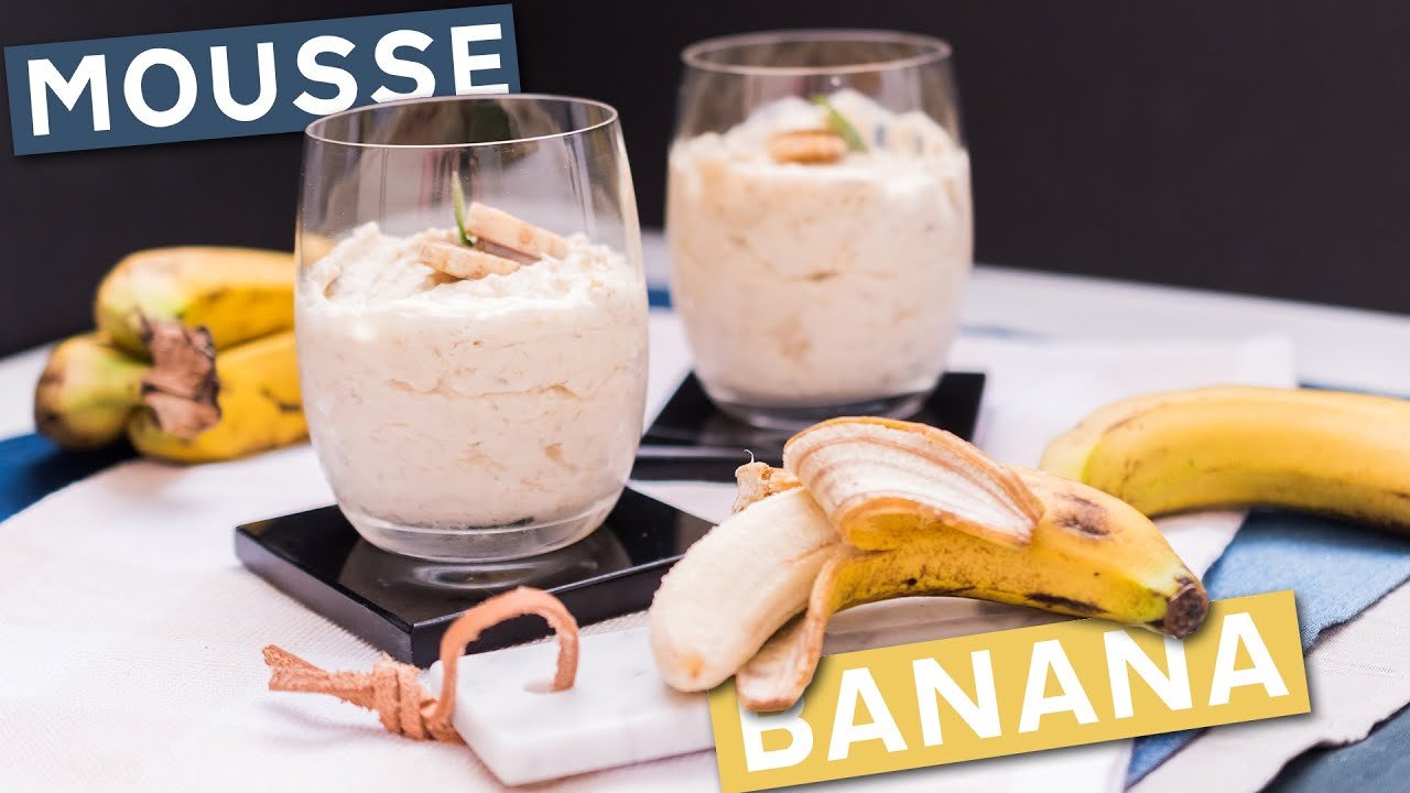 Receta de Mousse de banana fácil