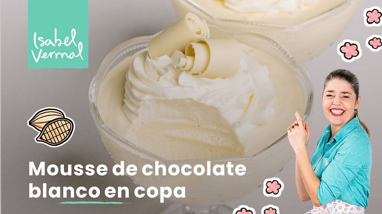 Receta de Mousse de chocolate blanco con claras de huevo