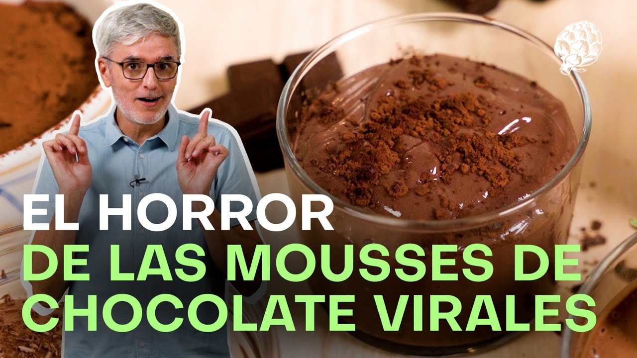 Receta de Mousse de chocolate con leche de coco