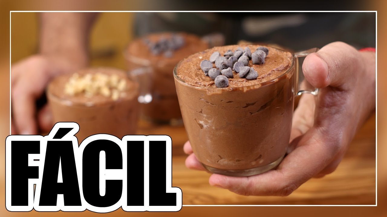 Receta de Mousse de chocolate sin huevo ni nata