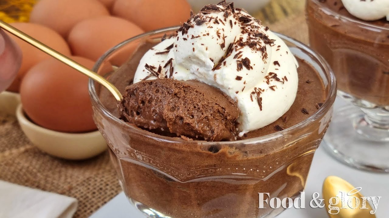 Receta de Mousse de chocolate tradicional
