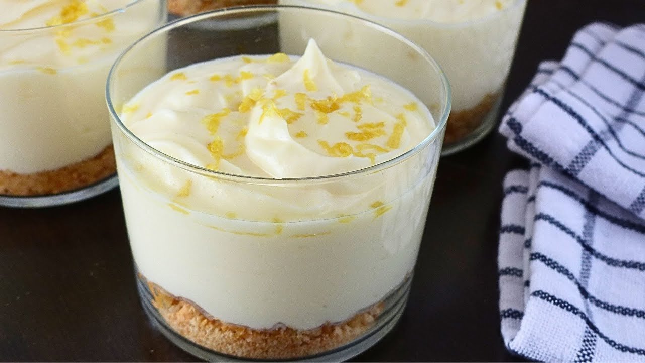 Receta de Mousse de limón con nata