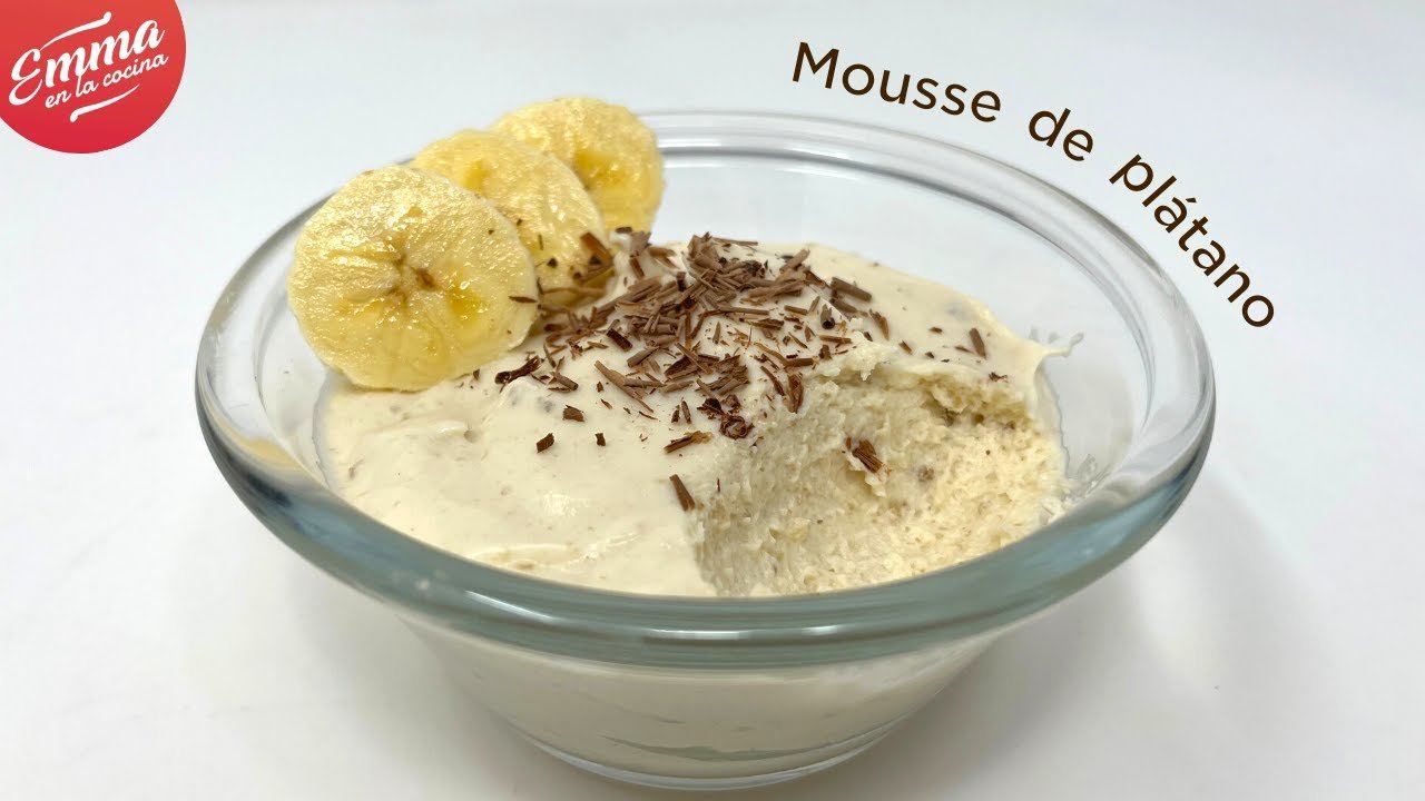 Receta de Mousse de plátano